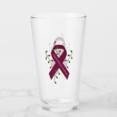 Aneurysme Sensibilisation Ribbon Pint Verre (Dos)