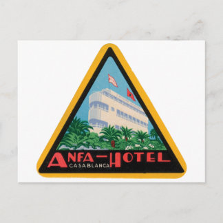 Anfa Hotel Casablanca Briefkaart