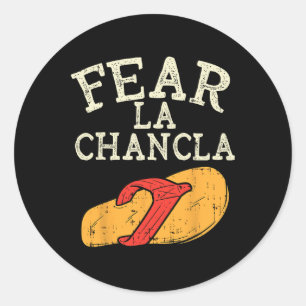 Angar La Chancla Funny Cinco de Mayo Ronde Sticker