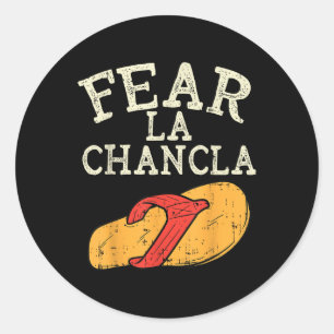 Angar La Chancla Funny Cinco de Mayo Ronde Sticker