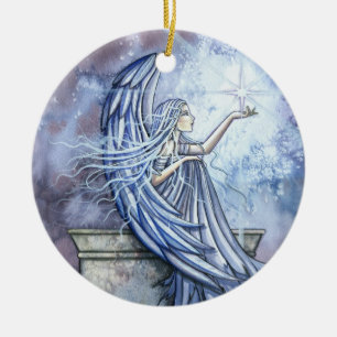 Ange à l'étoile Ornement de Noël