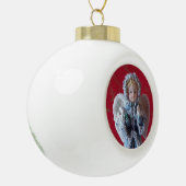 Ange Arrondi Ornement Blanc (Gauche)