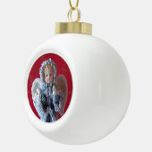 Ange Arrondi Ornement Blanc (Droite)