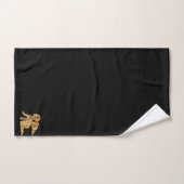 Ange-bébé en or (mélange) (Serviette à main)