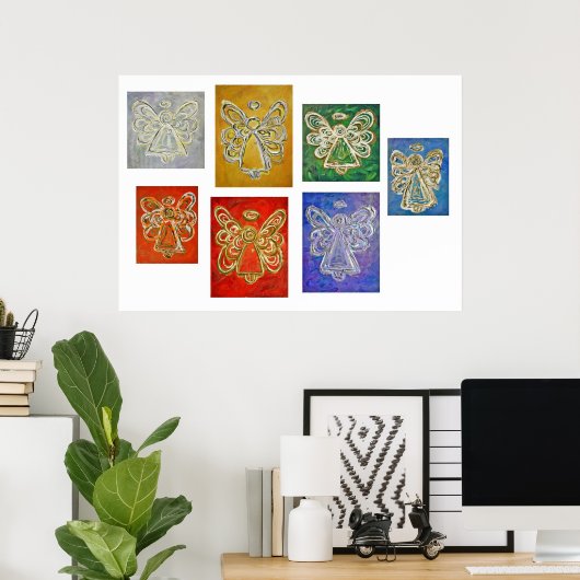 Ange Color Series Poster Art Imprimer (Bureau à domicile)