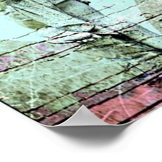 Ange Croix Sainte et affiche Coeur (Coin)