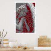 Ange d'amour 36 x 24 Poster (Cuisine)