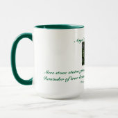 Ange dans la tasse de sonnerie de jardin (Gauche)