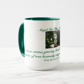 Ange dans la tasse de sonnerie de jardin (Devant gauche)