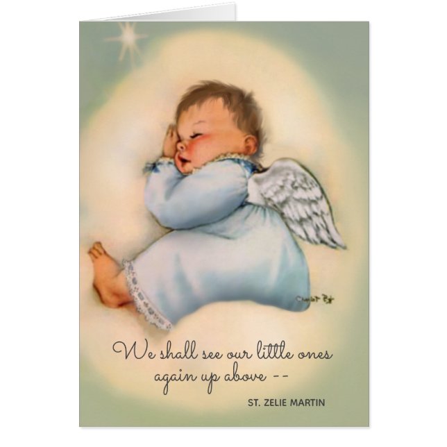 Ange de bébé de perte religieux (Devant)