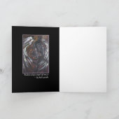 Ange de la musique - carte de voeux originale (Intérieur)