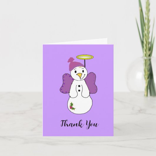 Ange de la neige Violet Merci (Devant)