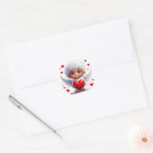 💘 Ange de l'amour autocollant de la Saint-Valenti (Enveloppe)