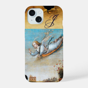 ANGE DE L'ANNONCIATION MONOGRAMME ,Parchemin marr