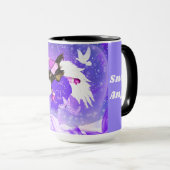 Ange de neige Weenie Chien Mug (Devant droit)