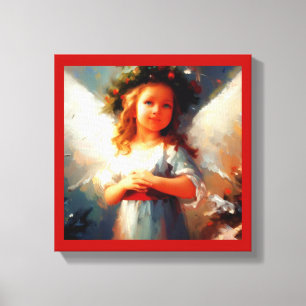 Ange de Noël 1 Impression sur toile tendue