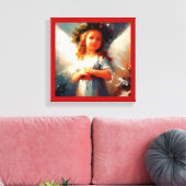 Ange de Noël 1 Impression sur toile tendue (Insitu(Salon))