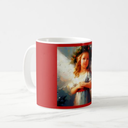 Ange de Noël 1 Mug (Devant gauche)