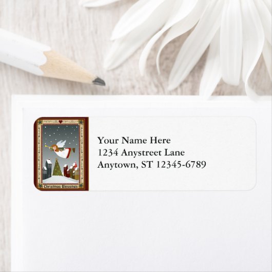 Ange de Noël(2) Sm Étiquette (En situation)