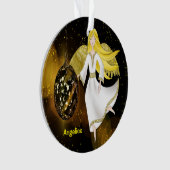 Ange de Noël avec ampoule (devant)