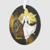 Ange de Noël avec ampoule (devant)