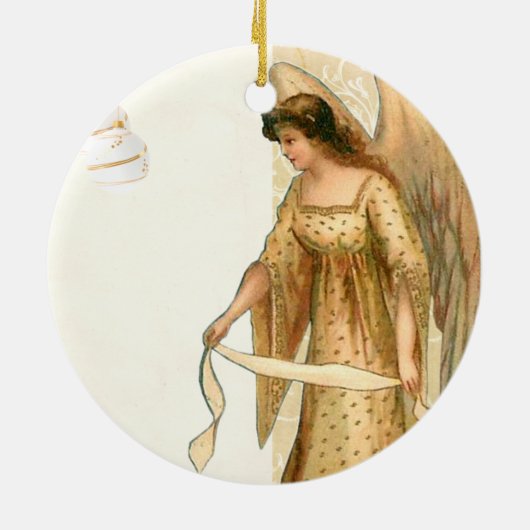 Ange de Noël et ornements (Dos)
