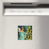 Ange de Noël Vintage Magnet (In Situ (Lave-vaisselle))