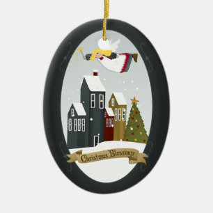 Ange des bénédictions de Noël   Ornement