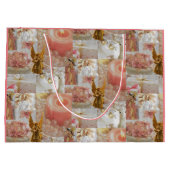 Ange d'or et décorations Sac cadeau (Dos)