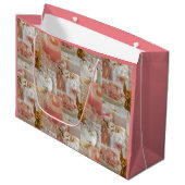 Ange d'or et décorations Sac cadeau (Devant Angle)