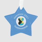 Ange du drapeau bahamien Hanukkah Blonde (dos)