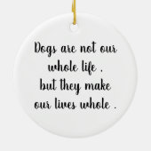 Ange du laboratoire de chocolat - Ornement de Noël (Dos)