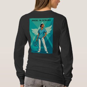 Ange en blouse/CNA-Infirmière T-Shirt pour femmes