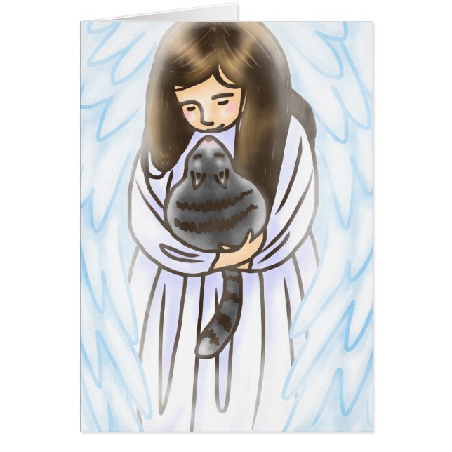 Ange et chat (Devant)