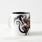 Ange foncé de "Helchen", tasse (Devant gauche)