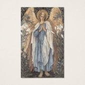 Ange funéraire Annonciation Prière Cartes de Sympa (Devant)