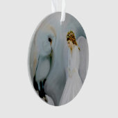 Ange gardien de soin et hibou blanc par Amelia (devant)