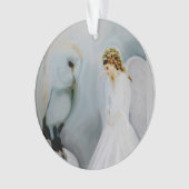 Ange gardien de soin et hibou blanc par Amelia (devant)