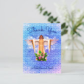  Ange gardien Merci Carte postale personnalisable (Debout devant)