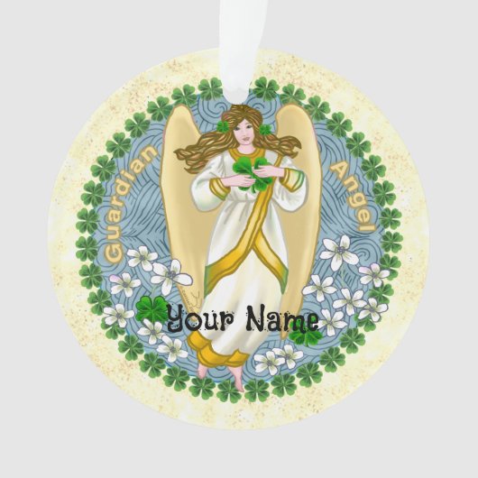ange irlandais trèfle (devant)