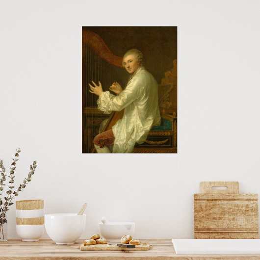 Ange Laurent - Jean-Baptiste Greuze Fine Art Poster (Keuken)