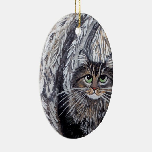 Ange Maine Coon Ornement Chat (Droite)