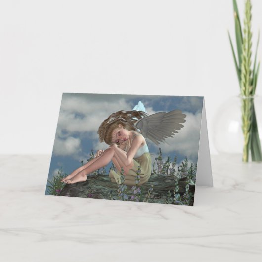 Ange merveilleux - carte de voeux (Devant)