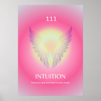 Ange Numéro Aura Poster 111 Intuition