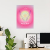 Ange Numéro Aura Poster 111 Intuition (Bureau à domicile)