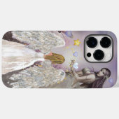 Ange peint et Coque de fée-coque iphone de mariage (Verso (horizontal))