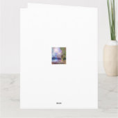 Ange regardant la carte de voeux fixement (Dos)