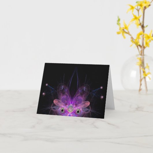 Ange rose carte de salutation et de note d'III de (Fleur jaune)