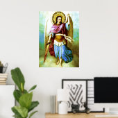 Ange Saint Archange Saint Michael Poster (Bureau à domicile)