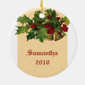 Ange victorien Ornement de Noël (Dos)